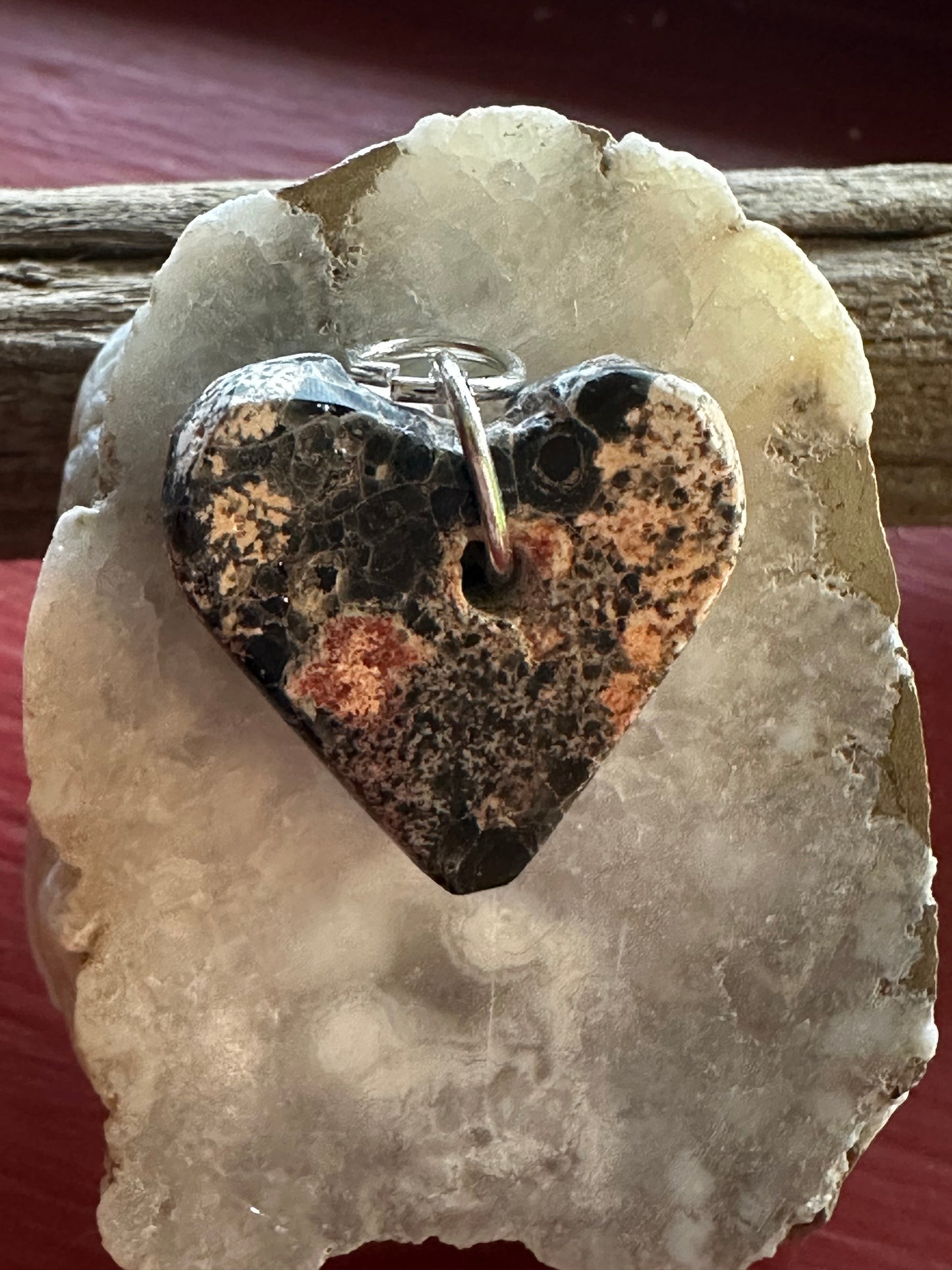 Hand-cut Snowflake Obsidian Necklace