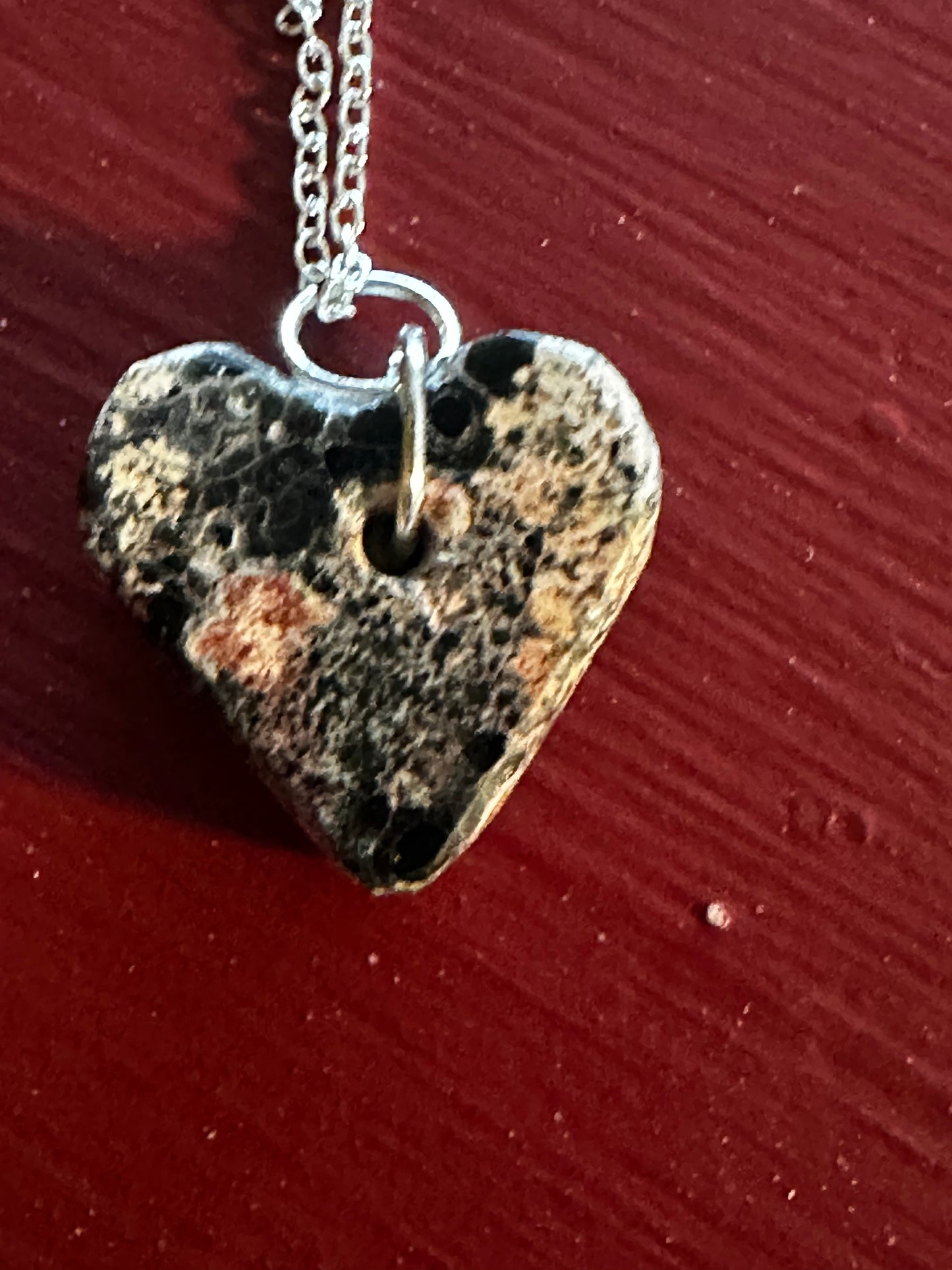 Hand-cut Snowflake Obsidian Necklace